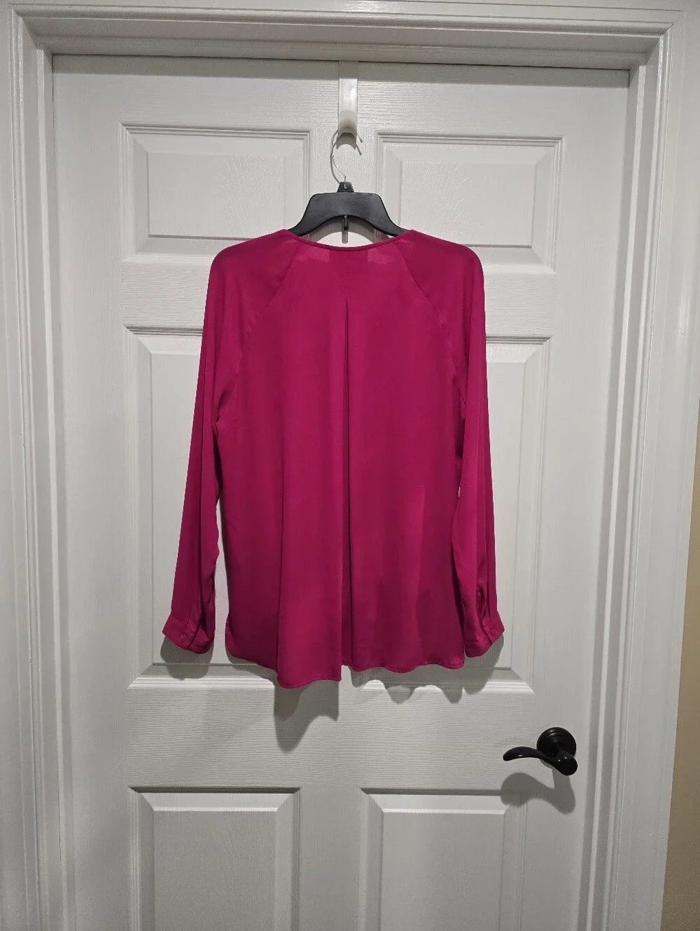 Wrap-Front Long Sleeve Top (L) and Ankle-Length Pants (12) - Picture 4 of 7